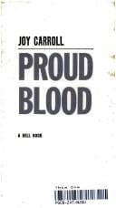 Tapa de Proud blood