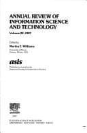 Tapa de Annual review of information science and technology