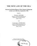 Tapa de The New law of the sea