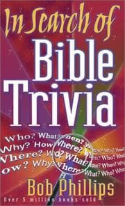 Tapa de In Search of Bible Trivia