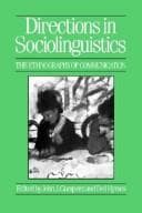 Tapa de Directions in Sociolinguistics