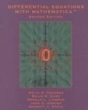 Tapa de Differential equations with Mathematica