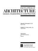 Tapa de Encyclopedia of Architecture: Design, Engineering & Construction