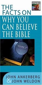 Tapa de The Facts on Why You Can Believe the Bible (Facts On Series)