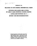Tapa de Reference 158 relating to the General Preferential Tariff
