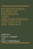 Tapa de International review of industrial and organizational psychology