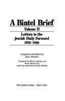 Tapa de A Bintel brief.