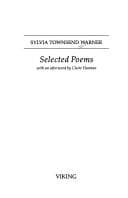 Tapa de Selected poems