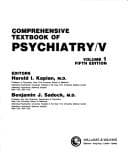 Tapa de Comprehensive textbook of psychiatry/V