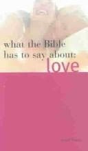 Tapa de What the Bible has to say about love