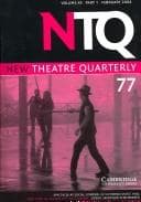 Tapa de New Theatre Quarterly