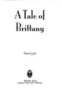 Tapa de A Tale of Brittany (Pierre Loti Library)