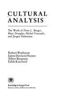 Tapa de Cultural Analysis