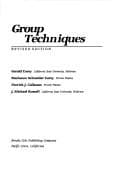 Tapa de Group Techniques