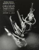 Tapa de Student Solutions Manual for Stewart's Calculus Single Variable