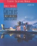 Tapa de Single Variable Calculus