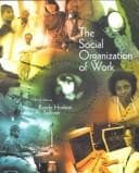 Tapa de The social organization of work
