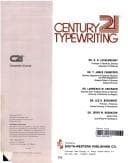 Tapa de Century 21 typewriting