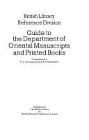 Tapa de Guide to the Department of Oriental Manuscripts and Printed Books