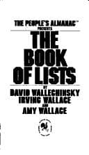 Tapa de The People's almanac presents The book of lists