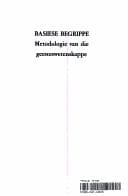 Tapa de Metodologie van die geesteswetenskappe