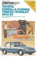 Tapa de Toyota Corolla, Carina, Tercel, Starlet 1970-87
