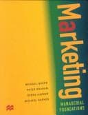 Tapa de Marketing Managerial Foundations