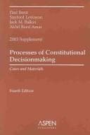 Tapa de Processes of constitutional decisionmaking