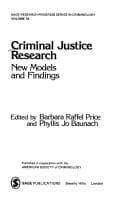 Tapa de Criminal Justice Research