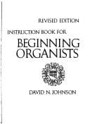 Tapa de Instruction Book for Beginning Organists