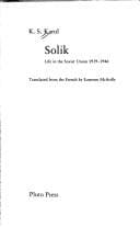 Tapa de Solik