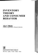 Tapa de Inventory Theory and Consumer Behaviour