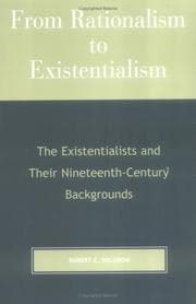 Tapa de From rationalism to existentialism