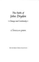 Tapa de The faith of John Dryden