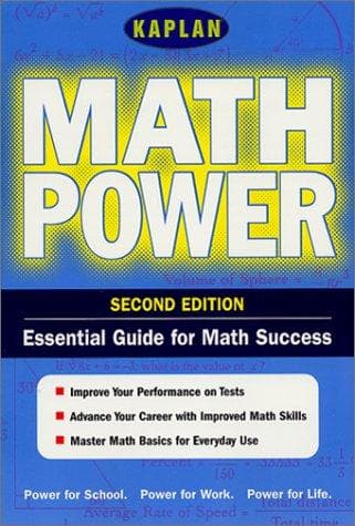 Tapa de Kaplan Math Power, Second Edition