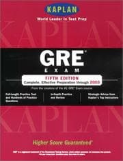 Tapa de Kaplan GRE Exam, Fifth Edition