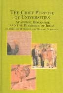 Tapa de The chief purpose of universities