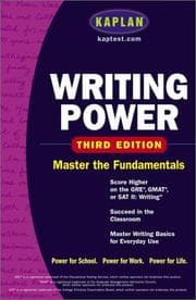 Tapa de Kaplan Writing Power, Third Edition