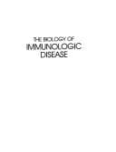 Tapa de The Biology of immunologic disease