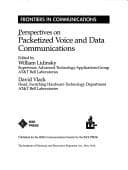 Tapa de Perspectives on packetized voice and data communications
