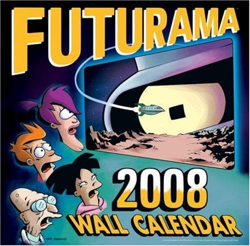 Tapa de Futurama 2008 Wall Calendar