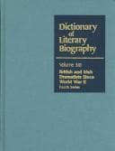 Tapa de Dictionary of Literary Biography