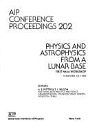 Tapa de Physics and astrophysics from a lunar base