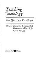 Tapa de Teaching Sociology
