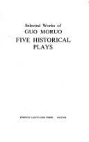 Tapa de Five historical plays
