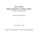 Tapa de Red Grooms' Philadelphia cornucopia and other sculpto-pictoramas