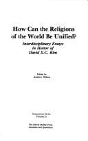 Tapa de How Can the Religions of the World Be Unified?