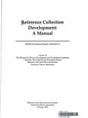 Tapa de Reference collection development