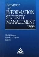 Tapa de Handbook of information security management 1999