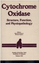 Tapa de Cytochrome oxidase